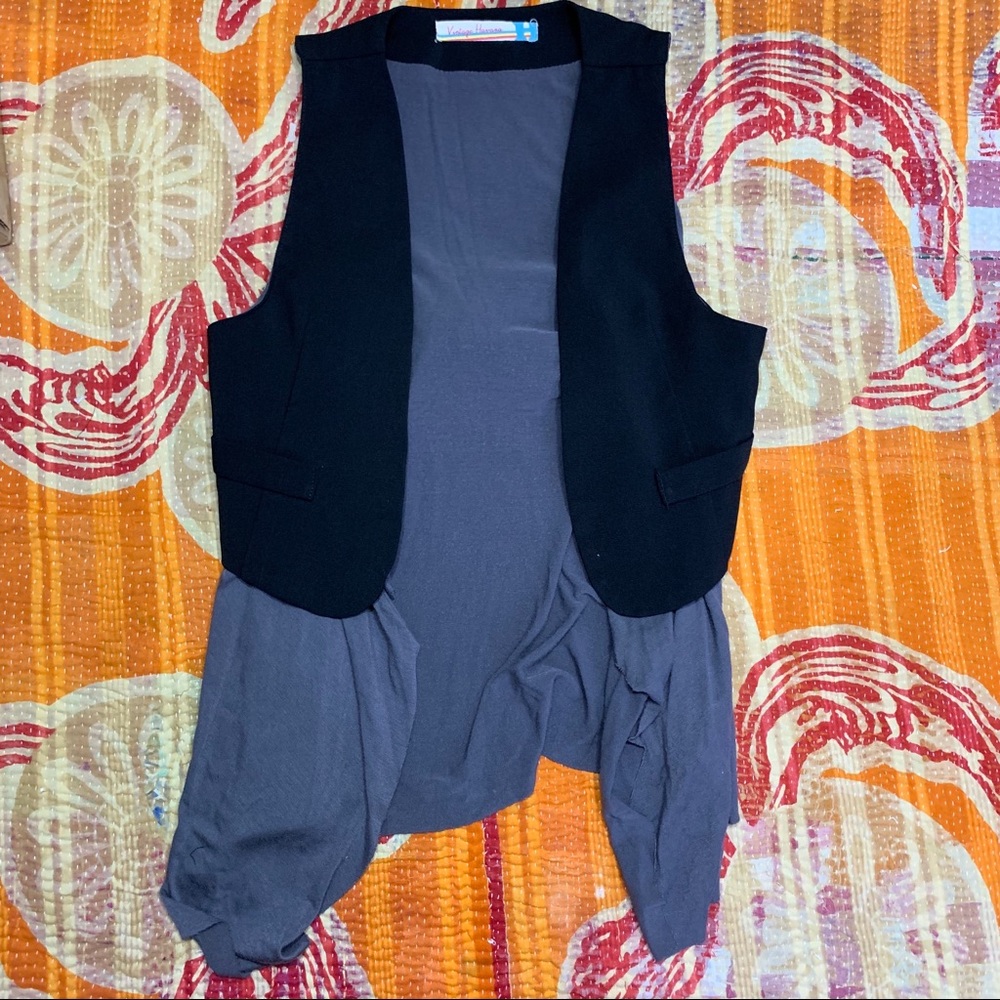 Vintage Havana Vest Cardigan Sz Medium